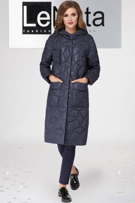 Пальто LeNata 11936 синий размер 44-54 #1
