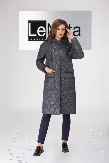 Пальто LeNata 11936 графит размер 44-54 #1