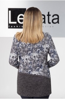 LeNata 11965 серый в голубые цветы #2