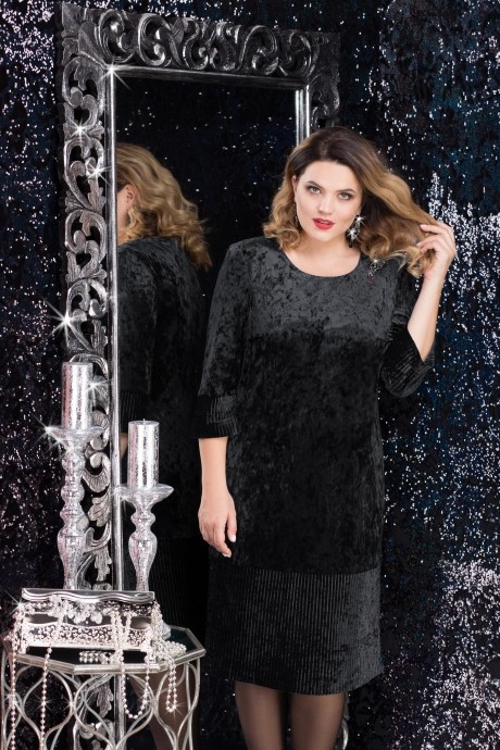 Вечернее платье LeNata 11814 чёрный размер 50-56 #1