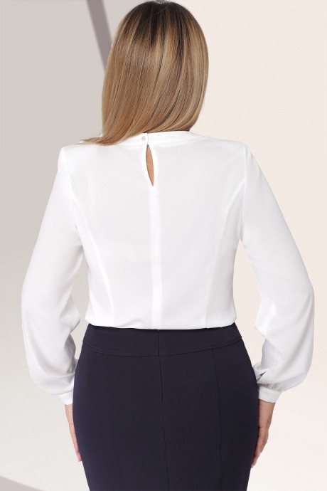 Блузка, туника, рубашка LeNata 11922 белый размер 50-60 #2