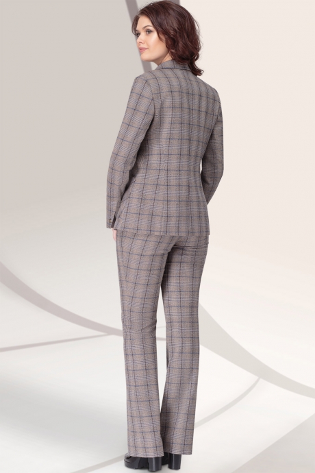 LeNata 31035 коричневая клетка #3