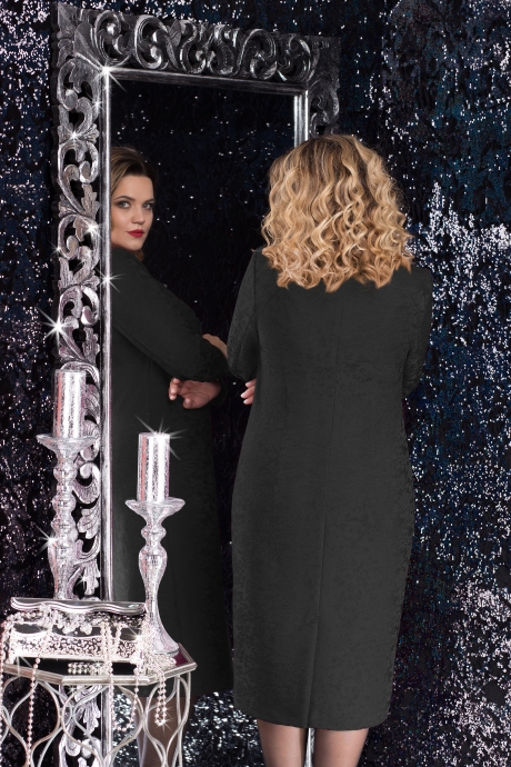 Вечернее платье LeNata 11590 чёрный размер 52-62 #2
