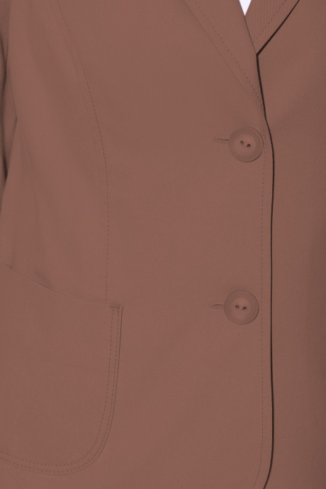 Жакет (пиджак) LeNata 11862 коричневый размер 56-60 #3