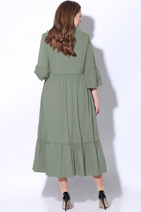 Платье LeNata 12071 светло зеленый размер 50-60 #2