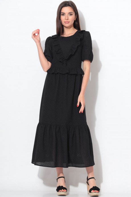 Платье LeNata 11283 черный размер 44-48 #2