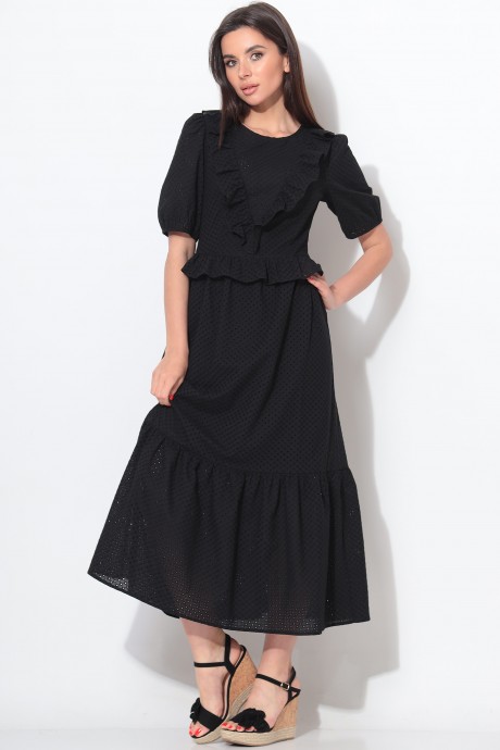 Платье LeNata 11283 черный размер 44-48 #3