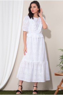 Платье LeNata 11283-1 белый #1