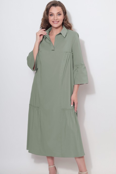 Платье LeNata 11125 светло-зеленый размер 50-60 #2