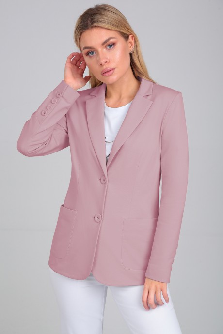 Жакет (пиджак) LeNata 13200 розовый размер 44-54 #1