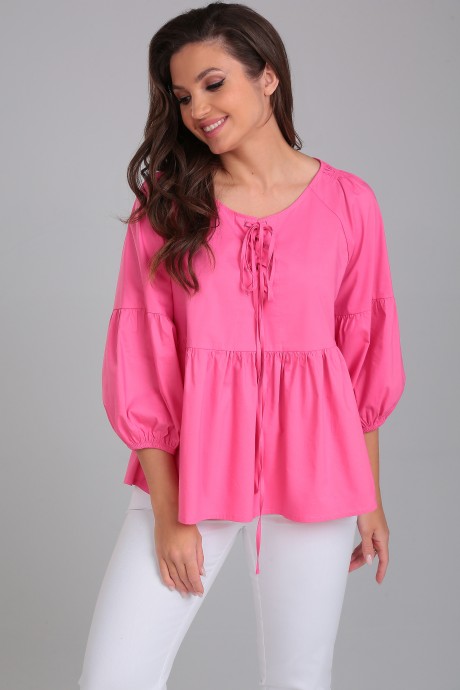 Блузка LeNata 11320 розовый размер 44-48 #1
