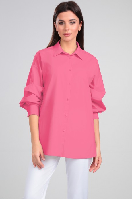 Блузка LeNata 11321 розовый размер 44-48 #3