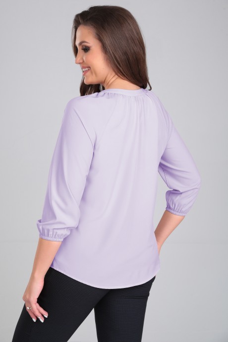 Блузка LeNata 12104 лиловый размер 44-54 #3