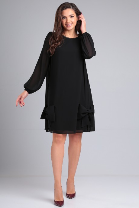 Платье LeNata 16364 черный размер 44-54 #1