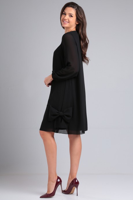 Платье LeNata 16364 черный размер 44-54 #4
