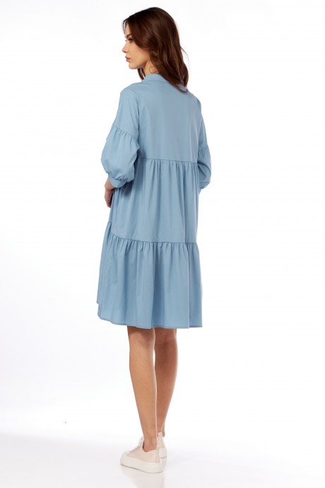 Платье FITA 1436 серо-голубой размер 44-54 #5