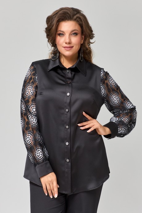 Блузка FITA 2032 черный размер 50-66 #3