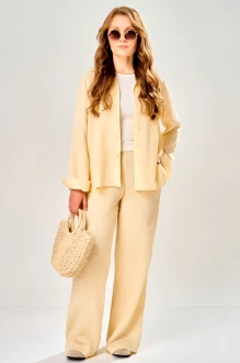 Брючный костюм FITA 3311 двойка желтый