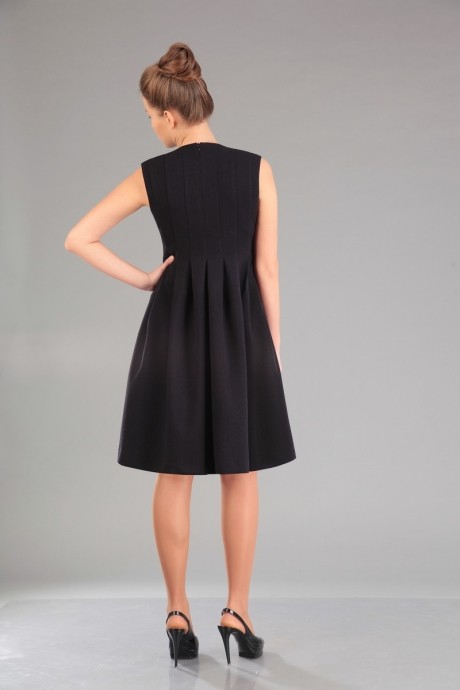 Платье IVA 958 чёрный размер 42-46 #3
