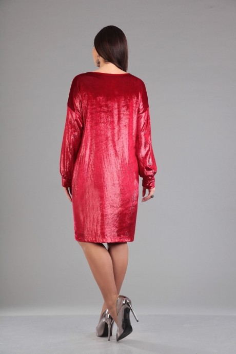 Вечернее платье IVA 975 красный размер 52-56 #2