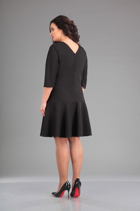 Вечернее платье IVA 972 чёрный размер 46-50 #3