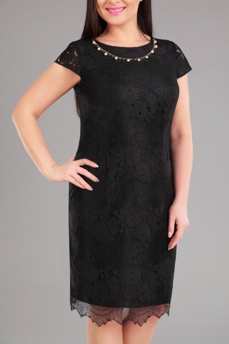 Вечернее платье IVA 1004 чёрный размер 52-56 #2