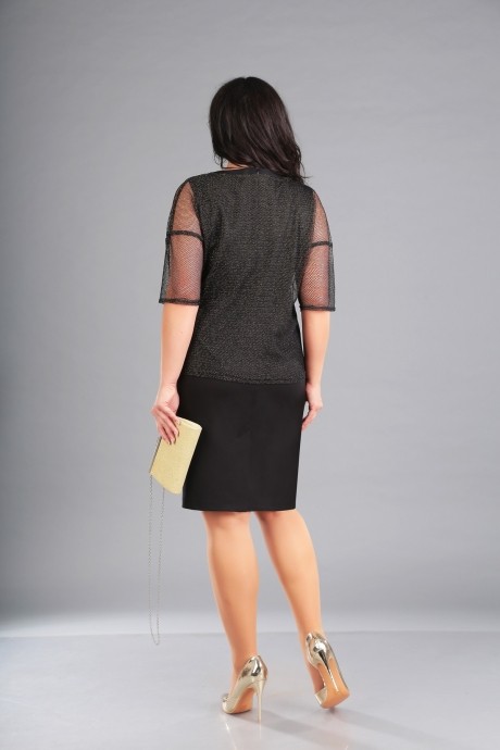 Вечернее платье IVA 1053 чёрный размер 52-56 #2