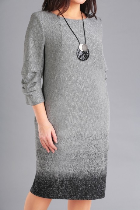 Вечернее платье IVA 1040 -1 серый размер 52-56 #3