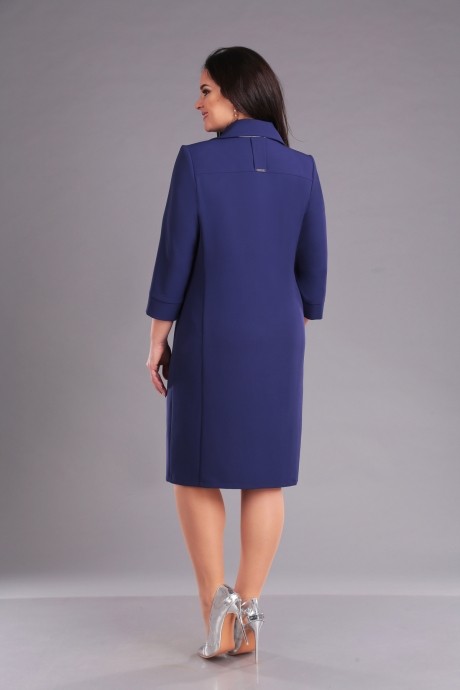 Вечернее платье IVA 1055 тёмно-синий размер 52-56 #3
