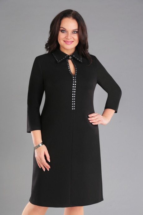 Вечернее платье IVA 1051 -1 чёрный размер 52-56 #2