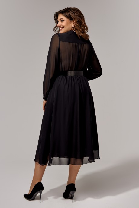 Платье IVA 1061 черный размер 46-56 #7