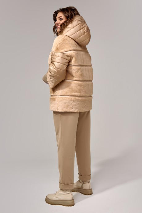 Куртка IVA 1360 бежевый размер 52-62 #8