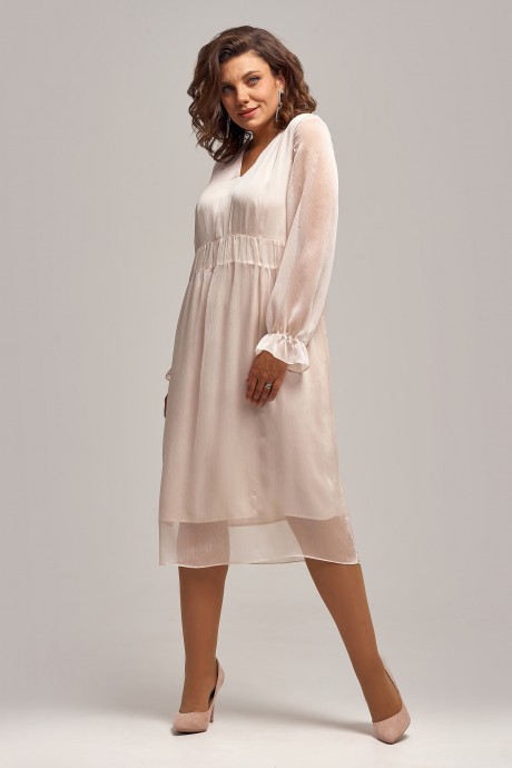 Вечернее платье IVA 1428 молочный размер 50-60 #1