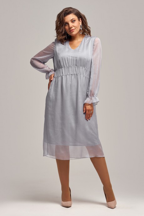 Вечернее платье IVA 1428 серый размер 50-60 #1