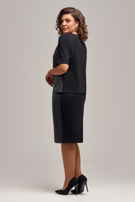 Платье IVA 1434 черный размер 50-60 #5
