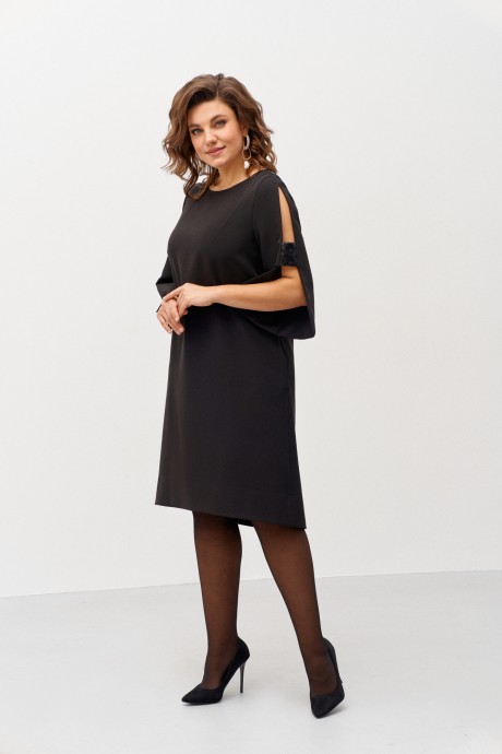 Платье IVA 1446 черный размер 50-60 #2