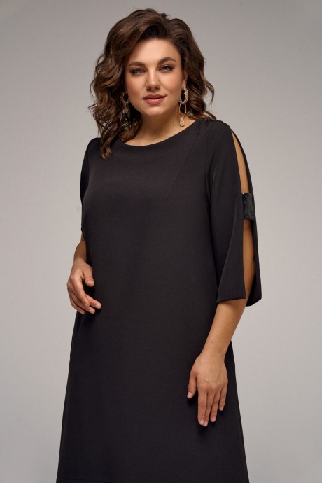 Платье IVA 1446 черный размер 50-60 #3