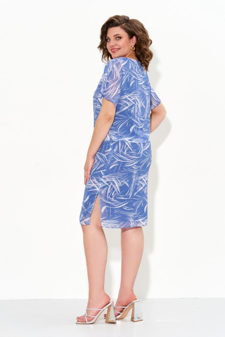 Платье IVA 1469 синий размер 48-58 #2