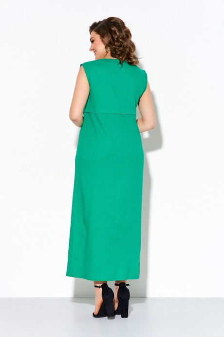 Платье IVA 928 зелёный размер 52-56 #7