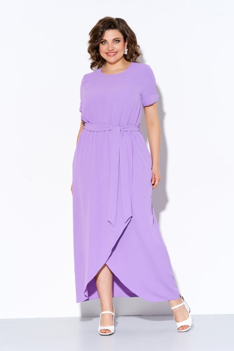 Платье IVA 1278 лиловый размер 50-60 #3
