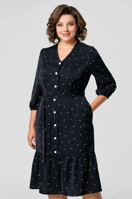 Платье IVA 1477 черный размер 50-60 #2