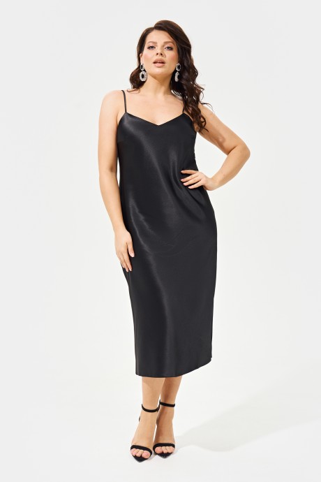 Вечернее платье IVA 1587 черный размер 50-60 #1