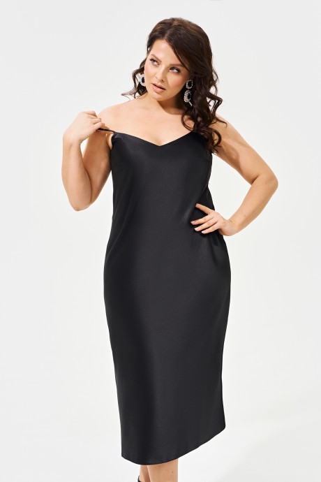 Вечернее платье IVA 1587 черный размер 50-60 #2