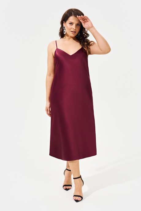 Вечернее платье IVA 1587 винный размер 50-60 #1