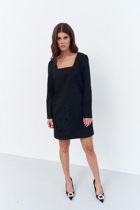 Платье FLAIM 1017 черный размер 40-50 #1