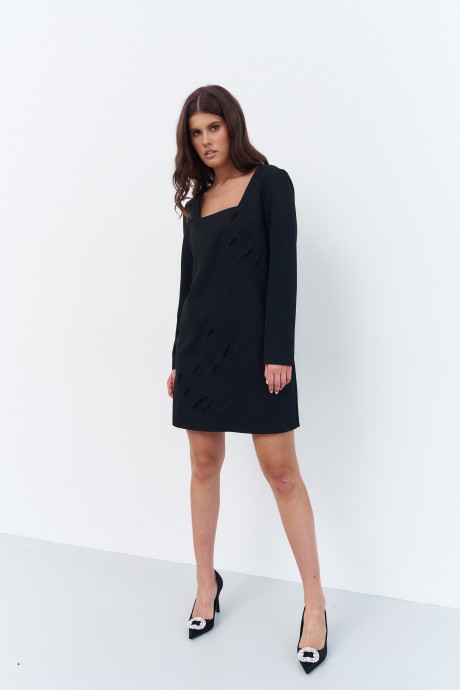 Платье FLAIM 1017 черный размер 40-50 #2