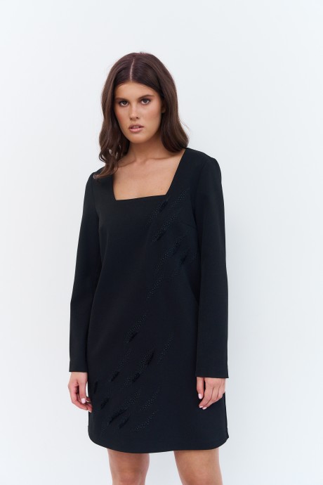 Платье FLAIM 1017 черный размер 40-50 #3