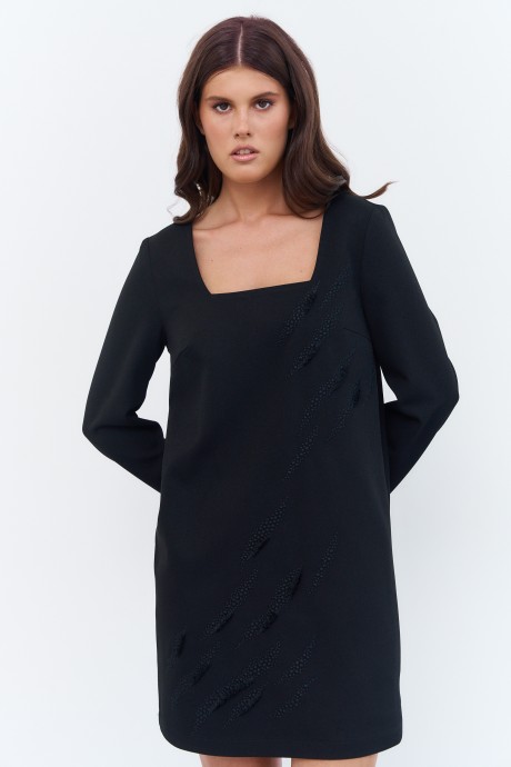 Платье FLAIM 1017 черный размер 40-50 #4