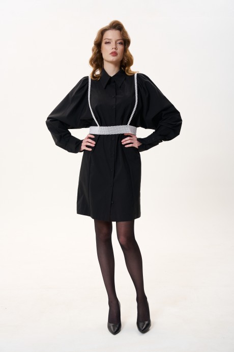 Вечернее платье FLAIM 1023 черный размер 42-52 #1