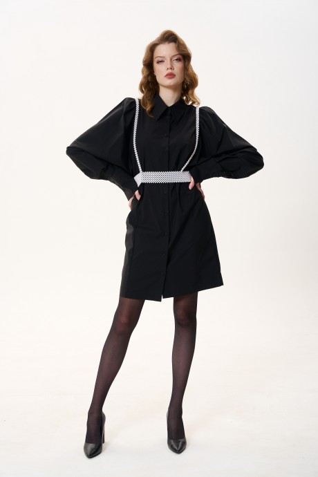 Вечернее платье FLAIM 1023 черный размер 42-52 #2